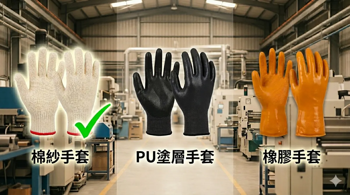 棉紗手套吸汗透氣選購指南｜5大工作場景最適用